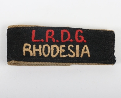 Long Range Desert Group (L.R.D.G) Rhodesia Slip-on Shoulder Title