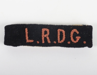 Long Range Desert Group Slip-on Shoulder Title