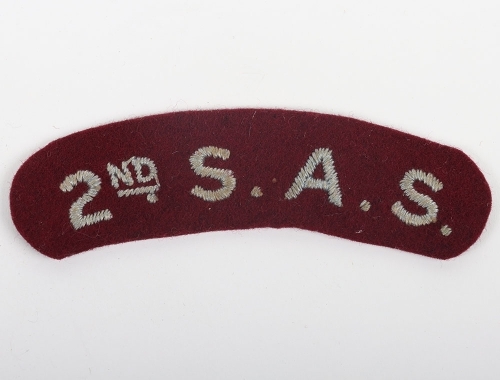 WW2 British 2nd SAS (Special Air Service) Cloth Shoulder Title