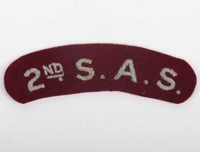 WW2 British 2nd SAS (Special Air Service) Cloth Shoulder Title