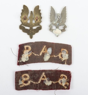 Belgium SAS (Special Air Service) Badge and Insignia Grouping - 2