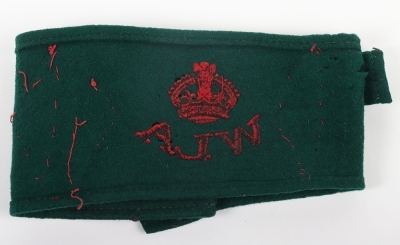 WW2 Women's Land Army Armband and Slip-on Shoulder Title - 3