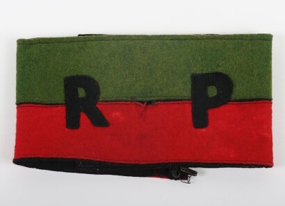 WW2 British Regimental Police Armband 'Pioneer Corps'.