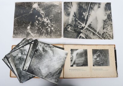 WW2 Aerial Bombing Target Photographs, Reconnaissance Training Aid Book.