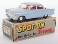 Tri-ang Spot On Models 100 Ford Zodiac, grey over light blue body