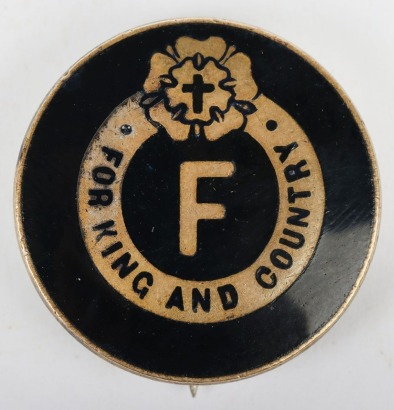 Early British Fascists Pin Badge by Gaunt.