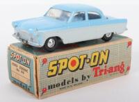 Tri-ang Spot On Models 100 Ford Zodiac, light blue over light grey body