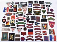 Quantity of Military Cloth Formation Signs and Shoulder Titles etc