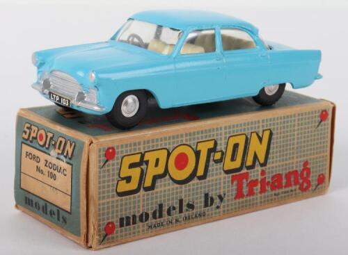 Tri-ang Spot On Models 100 Ford Zodiac, mid blue body