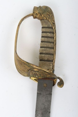 Victorian Royal Navy Officers Sword with Claymore Blade