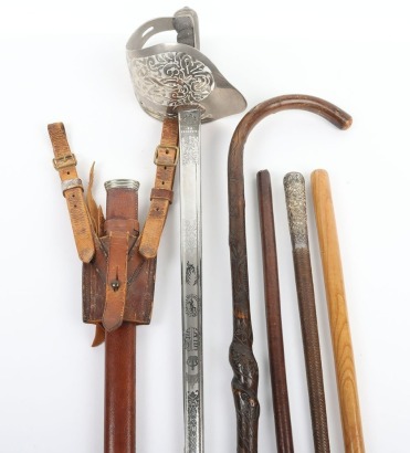 George VI 1897 Pattern Infantry Officers Sword of Major Frederick Galley Wilson M.B.E