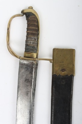 Brass Hilted Dutch Naval Cutlass