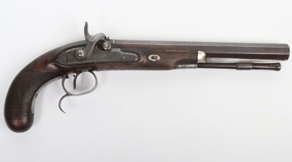 20 bore percussion target pistol by Forsyth