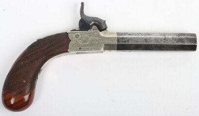 65 bore boxlock percussion pocket pistol