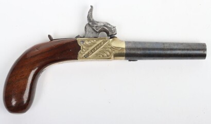 62 bore boxlock percussion pocket pistol