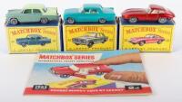 Three Boxed Matchbox Toys Lesney Regular Wheels