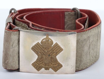 Calcutta Scottish Officers Waist Belt