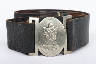 Victorian Volunteer Officer Cameron Highlanders Field Waist Belt