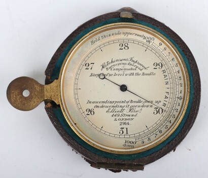 Lieutenant General Sir George Macdonogh GBE, KCB, KCMG, Surveying Aneroid Compensated Pocket Barometer