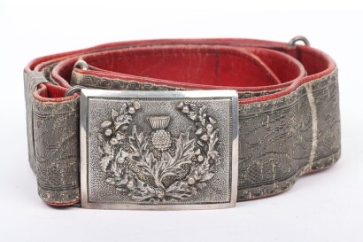 Scottish Lord Lieutenants / Civilian Organisation Waist Belt and Clasp