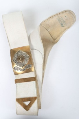 Scottish - Royal Scots Cross Belt / Baldric with Cross Belt Plate