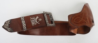 Lanarkshire Rifle Volunteers Cross Belt / Baldric