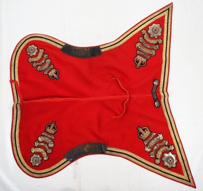 Rare Full Dress Shabraque (Horse Cloth) of the Royal Horse Guards / Household Cavalry