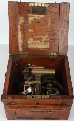 Early Weymouth Torpedo Gyroscope in Wooden Case.
