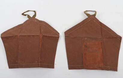 WW2 British Anti Gas Brassards, Two Examples, 1940 Dated.