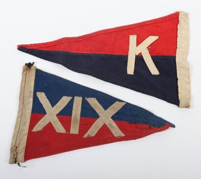 WW2 Period Royal Artillery Vehicle Pennants.