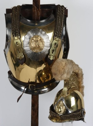 French Second Empire Trumpeters Helmet and Cuirass of the Carabiniers of the Imperial Guard