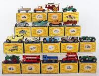 Eighteen Boxed Matchbox Lesney Models of Yesteryear 1st/2nd series