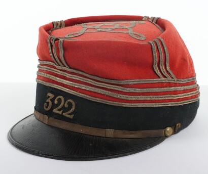 Pre WW1 French Officers Kepi, Colonel, 322 Regiment.