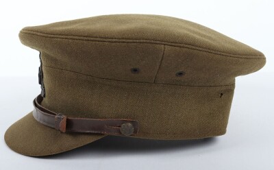 WW2 British Officers Service Dress Peaked Cap, Royal Artillery. - 5
