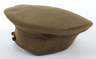 WW2 British Officers Service Dress Peaked Cap, Royal Artillery. - 6