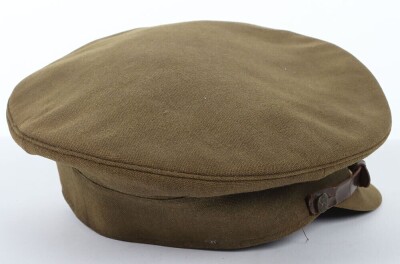 WW2 British Officers Service Dress Peaked Cap, Royal Artillery. - 7