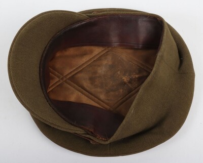 WW2 British Officers Service Dress Peaked Cap, Royal Artillery. - 8