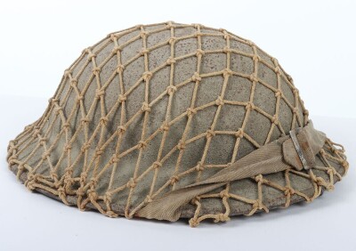 WW2 British Mk.1* Steel Combat Helmet, North African/Italian Theatre. - 3