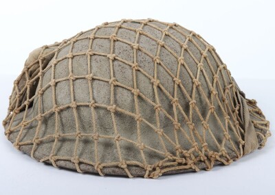 WW2 British Mk.1* Steel Combat Helmet, North African/Italian Theatre. - 8