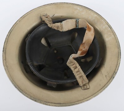 WW2 British Medical Mk.II Steel Combat Helmet, 13 Corps. - 11