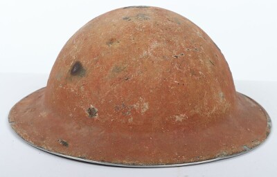 WW2 British Royal Artillery, North African/Italian Campaign Mk.II Steel Combat Helmet, Attributed. - 3