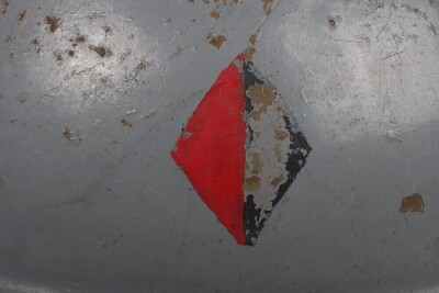 WW2 British Royal Artillery Mk.II Steel Helmet. - 2