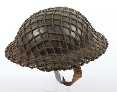 WW2 British Mk.II Steel Combat Helmet. - 4