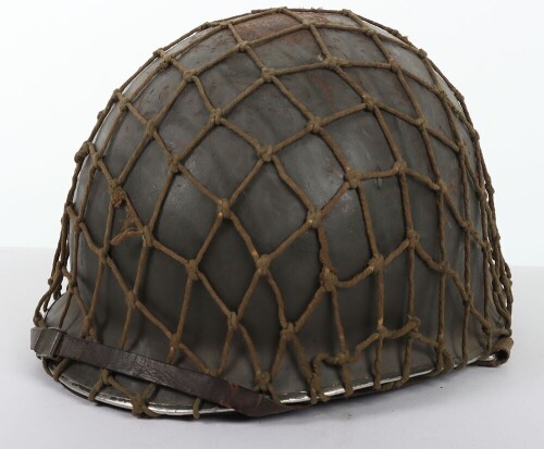 WW2 US M1 Steel Combat Helmet and Liner.