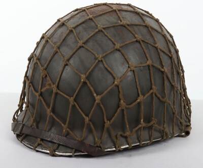 WW2 US M1 Steel Combat Helmet and Liner.
