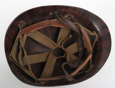 WW2 US M1 Steel Combat Helmet and Liner. - 10