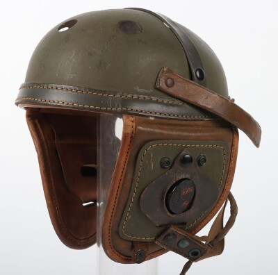 WW2 US M38 Tankers Helmet & Receivers. - 2