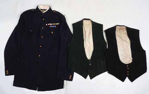 Pre War Royal Artillery Officers Blues Tunic to Brigadier General John C Currie, KIA Normandy.