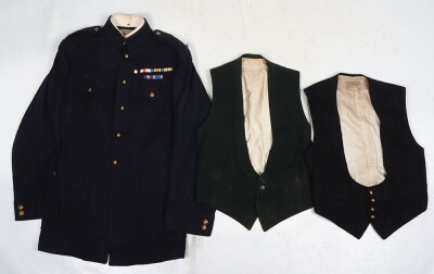Pre War Royal Artillery Officers Blues Tunic to Brigadier General John C Currie, KIA Normandy.