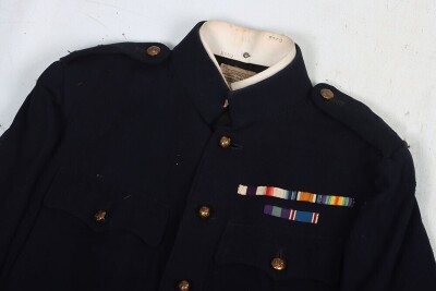 Pre War Royal Artillery Officers Blues Tunic to Brigadier General John C Currie, KIA Normandy. - 2